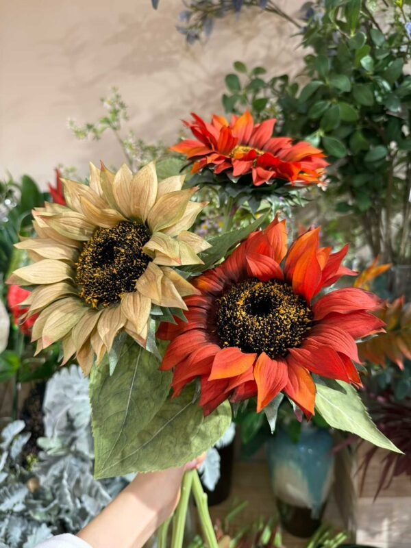 Real Touch Moisture Artificial Sunflower